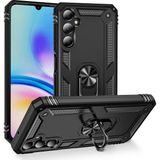 Adige Samsung Galaxy A05S Siyah Vega Yüzüklü Standlı Darbe Korumalı Kılıf
