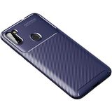 Adige Samsung Galaxy A11 Kılıf Negro Karbon Desen Silikon - Lacivert