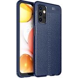 Adige Samsung Galaxy A13 4g Kılıf Niss Deri Görünümlü Silikon - Lacivert