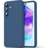 Adige Samsung Galaxy A16 Kılıf Lansman Içi Kadife Silikon - Lacivert