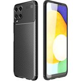 Adige Samsung Galaxy A22 Kılıf Negro Karbon Desen Silikon - Siyah