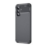 Adige Samsung Galaxy A26 Uyumlu Kılıf Negro Karbon Desen Silikon Siyah