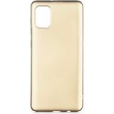 Adige Samsung Galaxy A31 Kılıf Premier Silikon - Gold