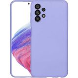 Adige Samsung Galaxy A33 Kılıf Lansman Içi Kadife Silikon - Lila
