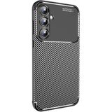 Adige Samsung Galaxy A35 Kılıf Negro Karbon Desen Silikon - Siyah