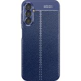 Adige Samsung Galaxy A36 Uyumlu Kılıf Niss Deri Desen Silikon Lacivert