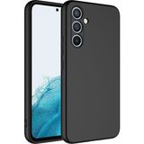 Adige Samsung Galaxy A54 Kılıf Lansman Içi Kadife Silikon - Siyah