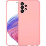 Adige Samsung Galaxy A73 Kılıf Lansman Içi Kadife Silikon - Pembe