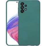 Adige Samsung Galaxy A73 Kılıf Lansman Içi Kadife Silikon - Yeşil