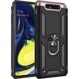 Adige Samsung Galaxy A80 Siyah Vega Yüzüklü Standlı Darbe Korumalı Kılıf