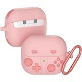 Adige Samsung Galaxy Buds 3 Kulaklık Kılıfı Silikon Oyun Figürlü - Pembe