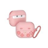 Adige Samsung Galaxy Buds 3 Pro Kulaklık Kılıfı Silikon Oyun Figürlü - Pembe