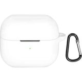 Adige Samsung Galaxy Buds3 Fe Uyumlu Kulaklık Kılıfı Silikon - Beyaz