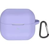 Adige Samsung Galaxy Buds3 Fe Uyumlu Kulaklık Kılıfı Silikon - Lila