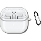 Adige Samsung Galaxy Buds3 Fe Uyumlu Kulaklık Kılıfı Silikon - Şeffaf