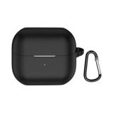 Adige Samsung Galaxy Buds3 Fe Uyumlu Kulaklık Kılıfı Silikon Siyah Siyah