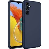 Adige Samsung Galaxy M14 Kılıf Lansman Içi Kadife Silikon - Lacivert