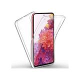 Adige Samsung Galaxy Note 10 Lite Uyumlu Kılıf Ön Arka 360 Koruma Arka Sert Mika Ön Silikon Şeffaf