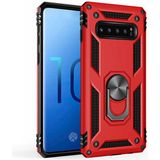 Adige Samsung Galaxy S10 Kırmızı Vega Yüzüklü Standlı Darbe Korumalı Kılıf