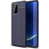 Adige Samsung Galaxy S10 Lite Kılıf Niss Deri Görünümlü Silikon - Lacivert