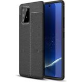 Adige Samsung Galaxy S10 Lite Kılıf Niss Deri Görünümlü Silikon - Siyah