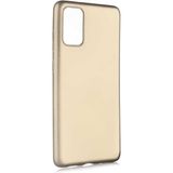Adige Samsung Galaxy S20 Plus Kılıf Premier Silikon - Gold