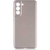 Adige Samsung Galaxy S21 Fe Kılıf Premier Silikon + Ekran Koruyucu - Gold