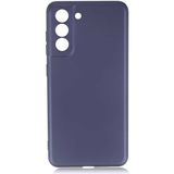 Adige Samsung Galaxy S21 Fe Kılıf Premier Silikon + Ekran Koruyucu - Lacivert