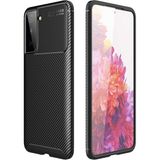 Adige Samsung Galaxy S21 Plus Kılıf Negro Karbon Desen Silikon - Siyah