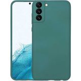 Adige Samsung Galaxy S22 Plus Kılıf Lansman Içi Kadife Silikon - Yeşil