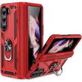 Adige Samsung Galaxy Z Fold 5 Kırmızı Vega Yüzüklü Standlı Darbe Korumalı Kılıf