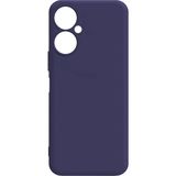 Adige Tecno Camon 19 Pro Kılıf Biye Silikon + Ekran Koruyucu - Lacivert