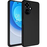 Adige Tecno Camon 19 Pro Kılıf Lansman Içi Kadife Silikon + Ekran Koruycu - Siyah