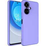 Adige Tecno Camon 19 Pro Kılıf Lansman Içi Kadife Silikon - Lila