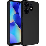 Adige Tecno Spark 10 Pro Kılıf Lansman Içi Kadife Silikon - Siyah