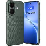 Adige Vivo V60 Lite Kılıf Negro Karbon Desen Silikon + Ekran Koruyucu - Yeşil