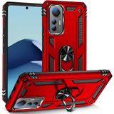 Adige Xiaomi 12 Lite Kırmızı Vega Yüzüklü Standlı Darbe Korumalı Kılıf