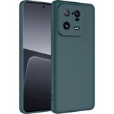 Adige Xiaomi 13 Pro Kılıf Lansman Içi Kadife Silikon - Yeşil
