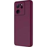 Adige Xiaomi 13T Kılıf Lansman Içi Kadife Silikon - Mürdüm