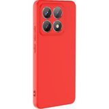 Adige Xiaomi 14T Pro Kılıf Lansman Içi Kadife - Kırmızı