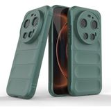 Adige Xiaomi 17 Ultra Kılıf Etnik Optimum Oyuk Desenli Silikon - Yeşil - Xiaomi Mi 17 Ultra