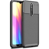 Adige Xiaomi 8 Kılıf Negro Karbon Desen Silikon - Siyah