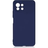 Adige Xiaomi Mi 11 Lite Kılıf Lansman Içi Kadife Silikon - Lacivert
