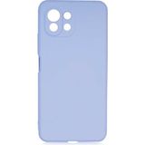 Adige Xiaomi Mi 11 Lite Kılıf Lansman Içi Kadife Silikon - Lila