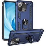 Adige Xiaomi Mi 11 Lite Lacivert Vega Yüzüklü Standlı Darbe Korumalı Kılıf