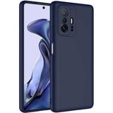 Adige Xiaomi Mi 11T Pro Kılıf Lansman Içi Kadife Silikon - Lacivert