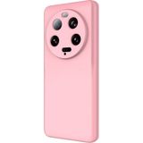 Adige Xiaomi Mi 13 Ultra Kılıf Lansman Içi Kadife Silikon + Ekran Koruycu - Pembe