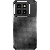 Adige Xiaomi Mi 14 Kılıf Negro Karbon Desen Silikon - Siyah