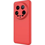 Adige Xiaomi Mi 14 Ultra Kılıf Lansman Içi Kadife Silikon - Kırmızı