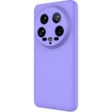Adige Xiaomi Mi 14 Ultra Kılıf Lansman Içi Kadife Silikon - Lila